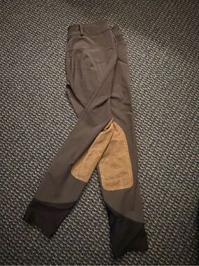 Women's RJ Classics Grey Knee Patch Riding Breeches - 28R